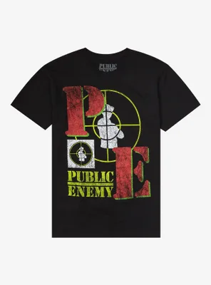 Public Enemy Target Logo T-Shirt