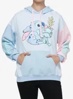 Disney Lilo & Stitch Scrump Color-Block Girls Hoodie