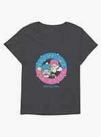 Little Twin Stars Dream Big Girls T-Shirt Plus