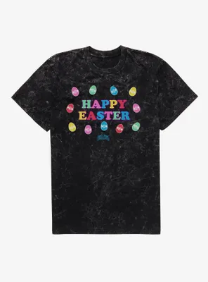 Mighty Morphin Power Rangers Happy Easter Mineral Wash T-Shirt