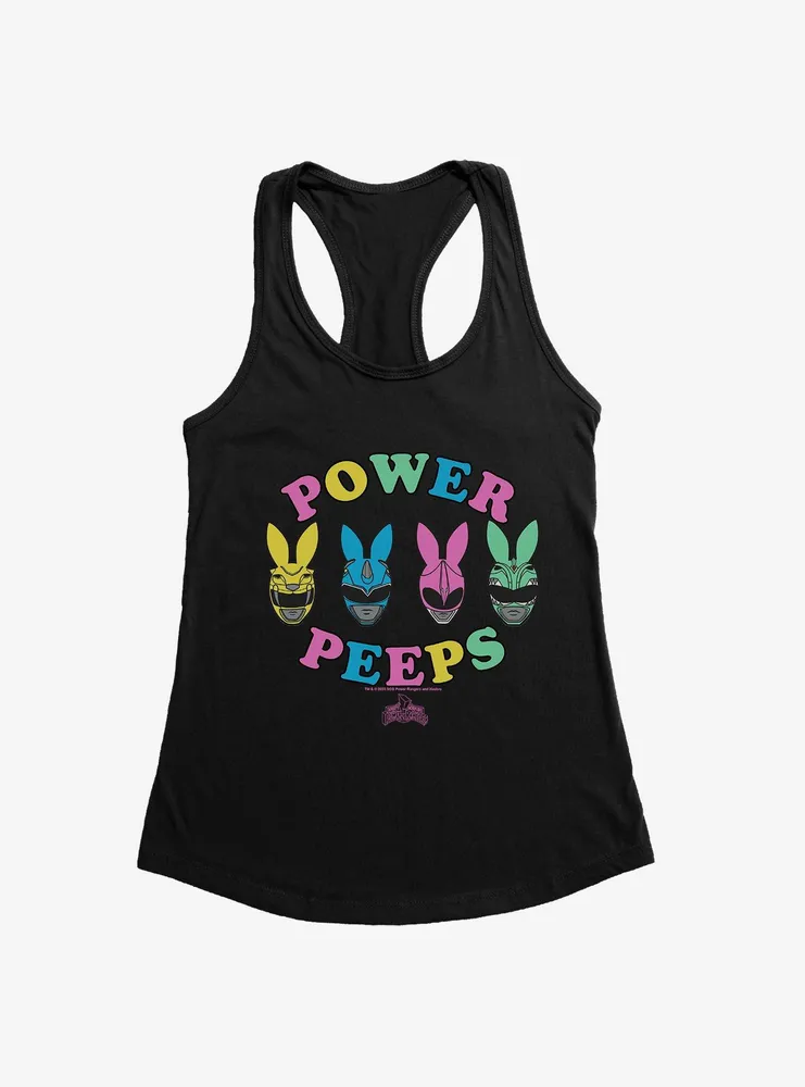 Mighty Morphin Power Rangers Peeps Womens Tank Top