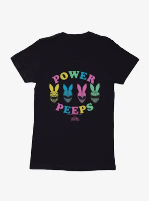 Mighty Morphin Power Rangers Peeps Womens T-Shirt