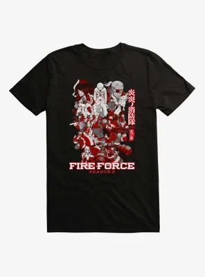 Fire Force Season 2 Group T-Shirt