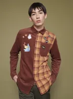 Our Universe Studio Ghibli My Neighbor Totoro Corduroy Split Woven Button-Up