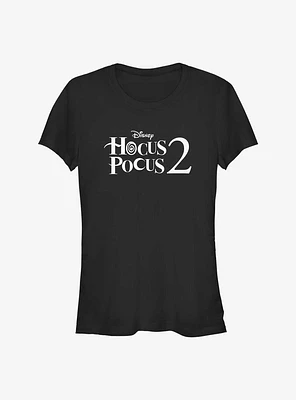 Disney Hocus Pocus 2 Stacked Logo Girls T-Shirt