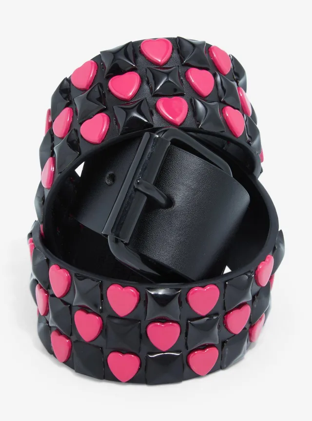 Keep A Breast Foundation I Heart Boobies Black & Pink Web Belt