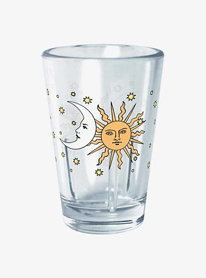 Hot Topic Sun And Moon Mini Glass 