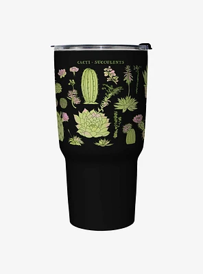 Hot Topic Cacti Chart Drawing Travel Mug 