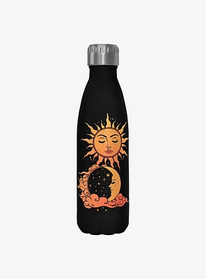 Hot Topic Sun Moon Love Water Bottle 