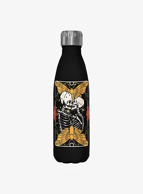 Hot Topic Traditional Skeleton Lovers Water Bottle