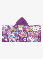 Hello Kitty Let's Go Hooded Youth Beach Towel