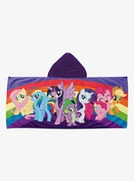 My Little Pony Wrapped In Rainbows Hooded Youth Beach Towel