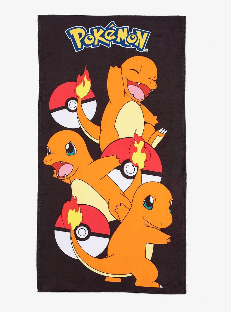 Pokemon Hot Char Beach Towel