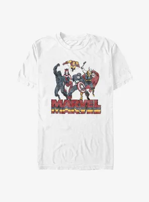 Marvel Avengers Retro Logo T-Shirt