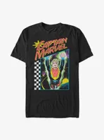 Marvel Captain Neon Pop Poster T-Shirt