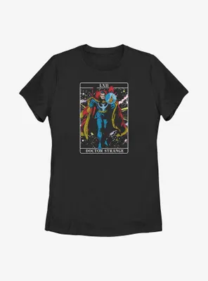 Marvel Doctor Strange Tarot Card Womens T-Shirt