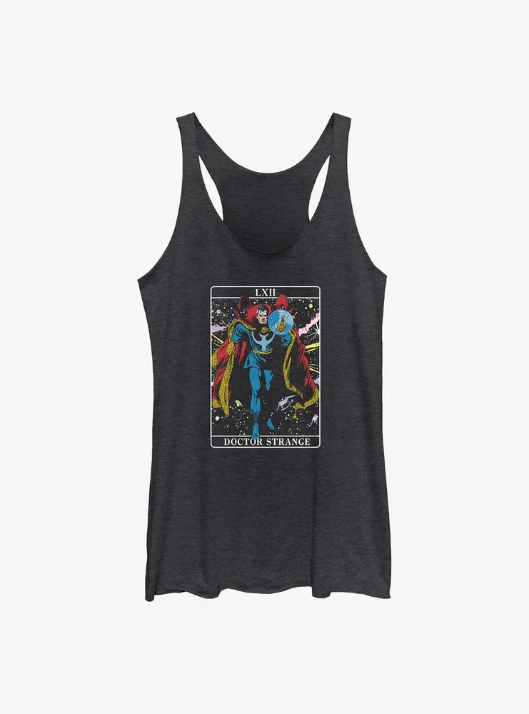 Marvel Doctor Strange Tarot Card Womens Tank Top