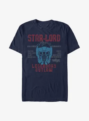 Marvel Guardians of the Galaxy Lord Stars T-Shirt