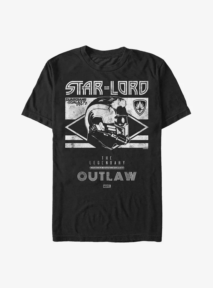 Marvel Guardians of the Galaxy Star-Lord Profile Legendary Outlaw T-Shirt