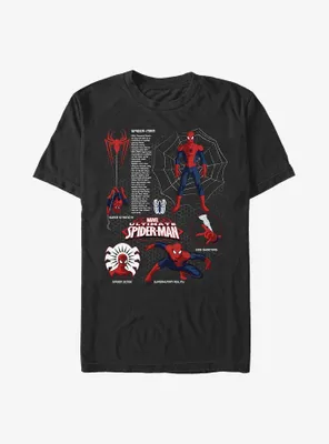 Marvel Spider-Man Spidey Schematics T-Shirt
