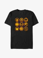 Marvel Avengers Hero Icons T-Shirt