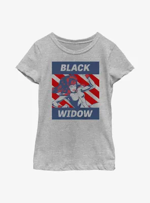 Marvel Black Widow Spy Gal Youth Girls T-Shirt