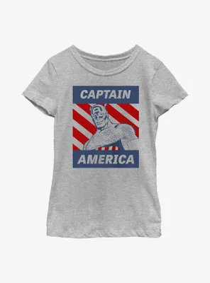 Marvel Captain America Super Guy Youth Girls T-Shirt