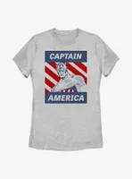 Marvel Captain America Super Guy Womens T-Shirt