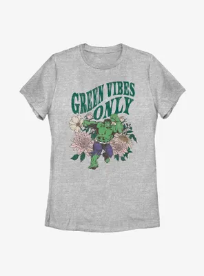 Marvel Hulk Green Vibes Only Womens T-Shirt