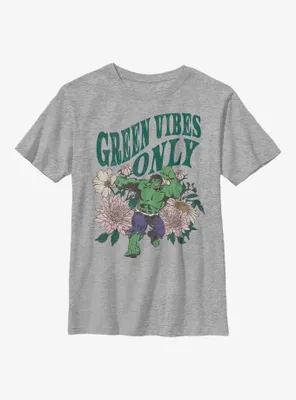 Marvel Hulk Green Vibes Only Youth T-Shirt