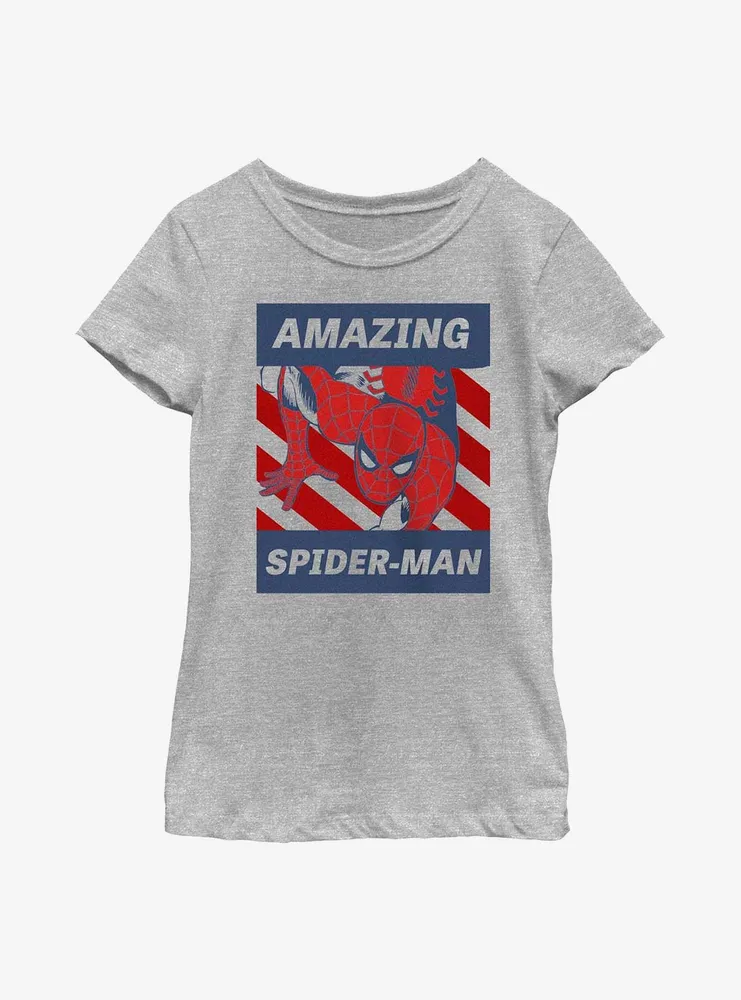 Marvel Spider-Man Amazing Guy Youth Girls T-Shirt