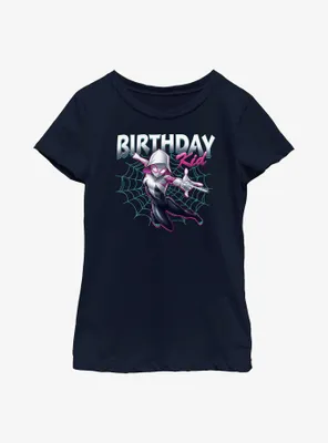 Marvel Spider-Man Spider-Gwen Birthday Kid Youth Girls T-Shirt