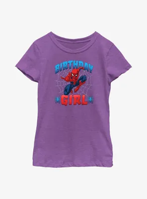 Marvel Spider-Man Spidey Birthday Girl Youth Girls T-Shirt