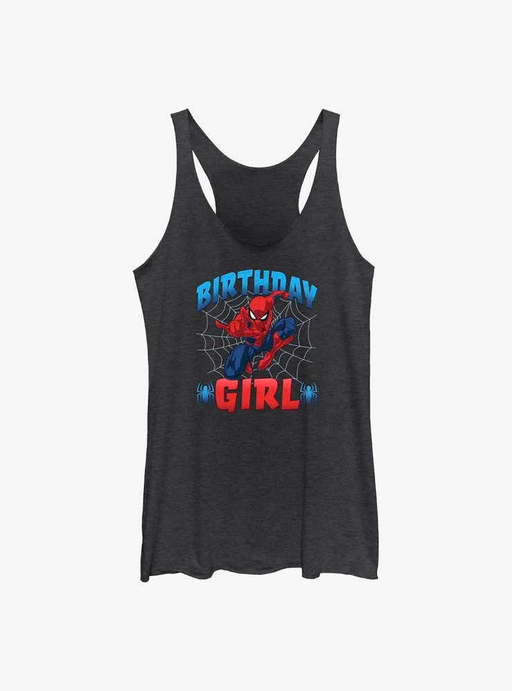 Marvel Spider-Man Spidey Birthday Girl Womens Tank Top