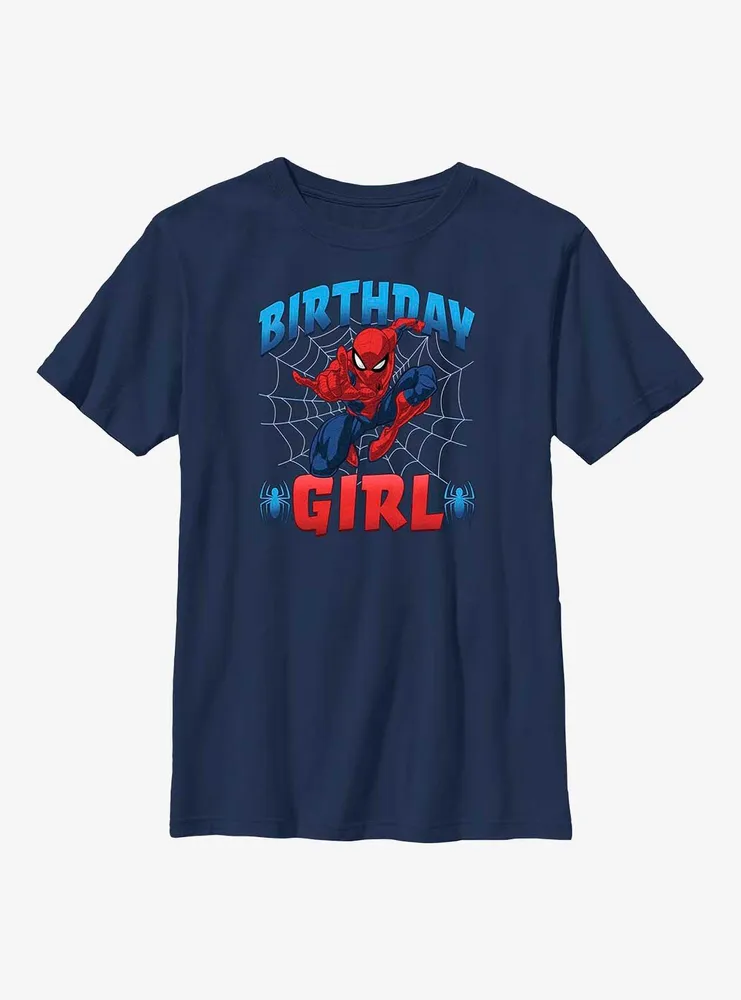 Marvel Spider-Man Spidey Birthday Girl Youth T-Shirt