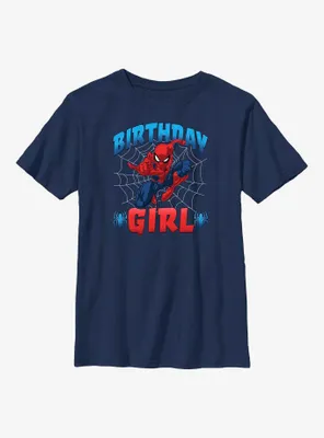Marvel Spider-Man Spidey Birthday Girl Youth T-Shirt