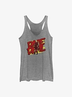 Marvel Daredevil Badge Girls Raw Edge Tank