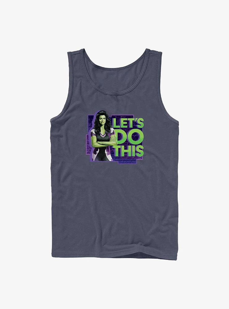 Marvel She-Hulk Let's Do This Badge Tank