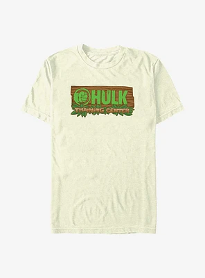 Marvel She-Hulk Leafy Hulk Traning Center Logo Badge T-Shirt