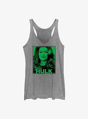 Marvel She-Hulk Attorney At Law Girls Raw Edge Tank