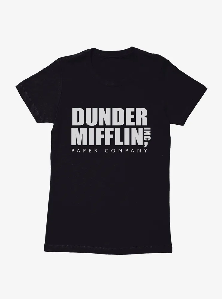 The Office Dunder Mifflin Logo Womens T-Shirt