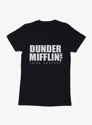 The Office Dunder Mifflin Logo Womens T-Shirt