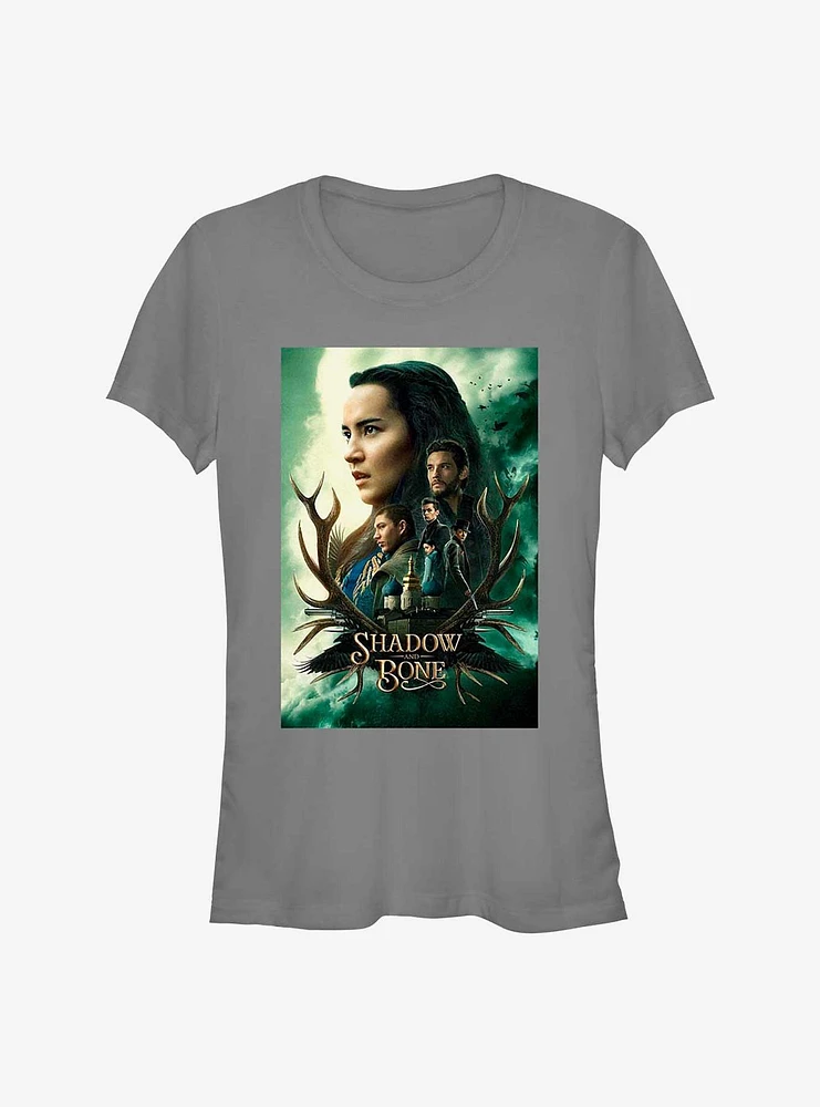 Shadow and Bone Antler Poster Girls T-Shirt