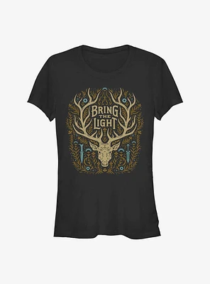 Shadow and Bone Bring The Light Stag Girls T-Shirt