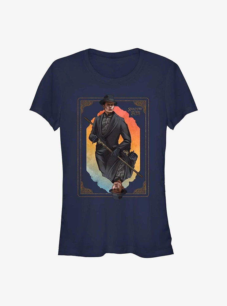 Shadow and Bone Kaz Brekker Card Girls T-Shirt