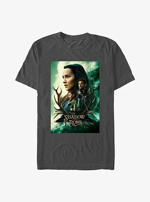 Shadow and Bone Antler Poster T-Shirt