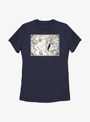 Shadow And Bone Map Womens T-Shirt