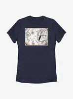 Shadow And Bone Map Womens T-Shirt