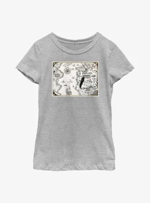 Shadow And Bone Map Youth Girls T-Shirt