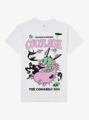 Courage The Cowardly Dog Monsters T-Shirt
